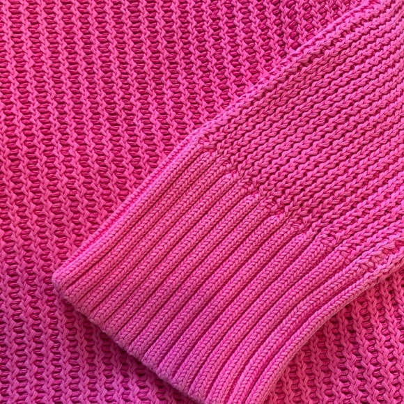 J. Crew Pink Knit Long Sleeve Sweater size XL - Picture 4 of 15